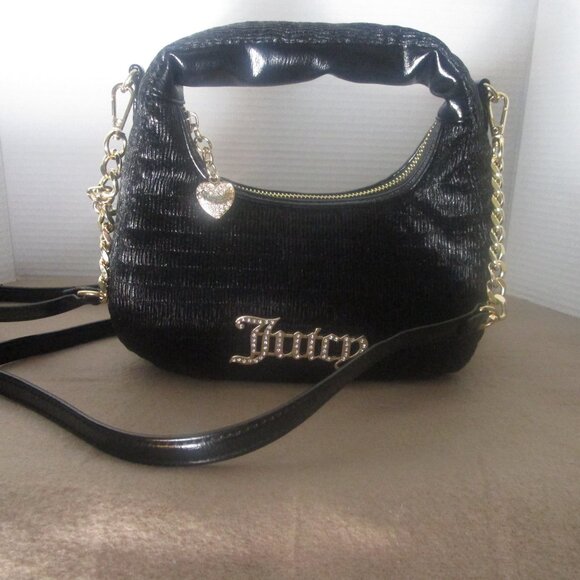 NWOT - Juicy Coture Small Handbag (Black) - Picture 3 of 4